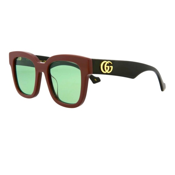 RARE GUCCI WOMENS
SQUARE/RECTANGLE BROWN BLACK GREEN FASHION DESIGNER
EYEWEAR - Picture 1 of 4